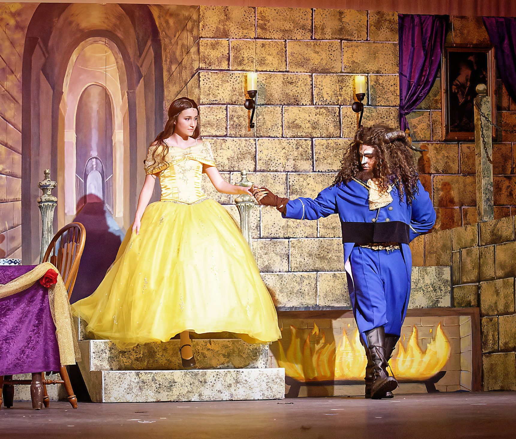 4. Belle in Yellow Dress w Beast_Nik_BPC