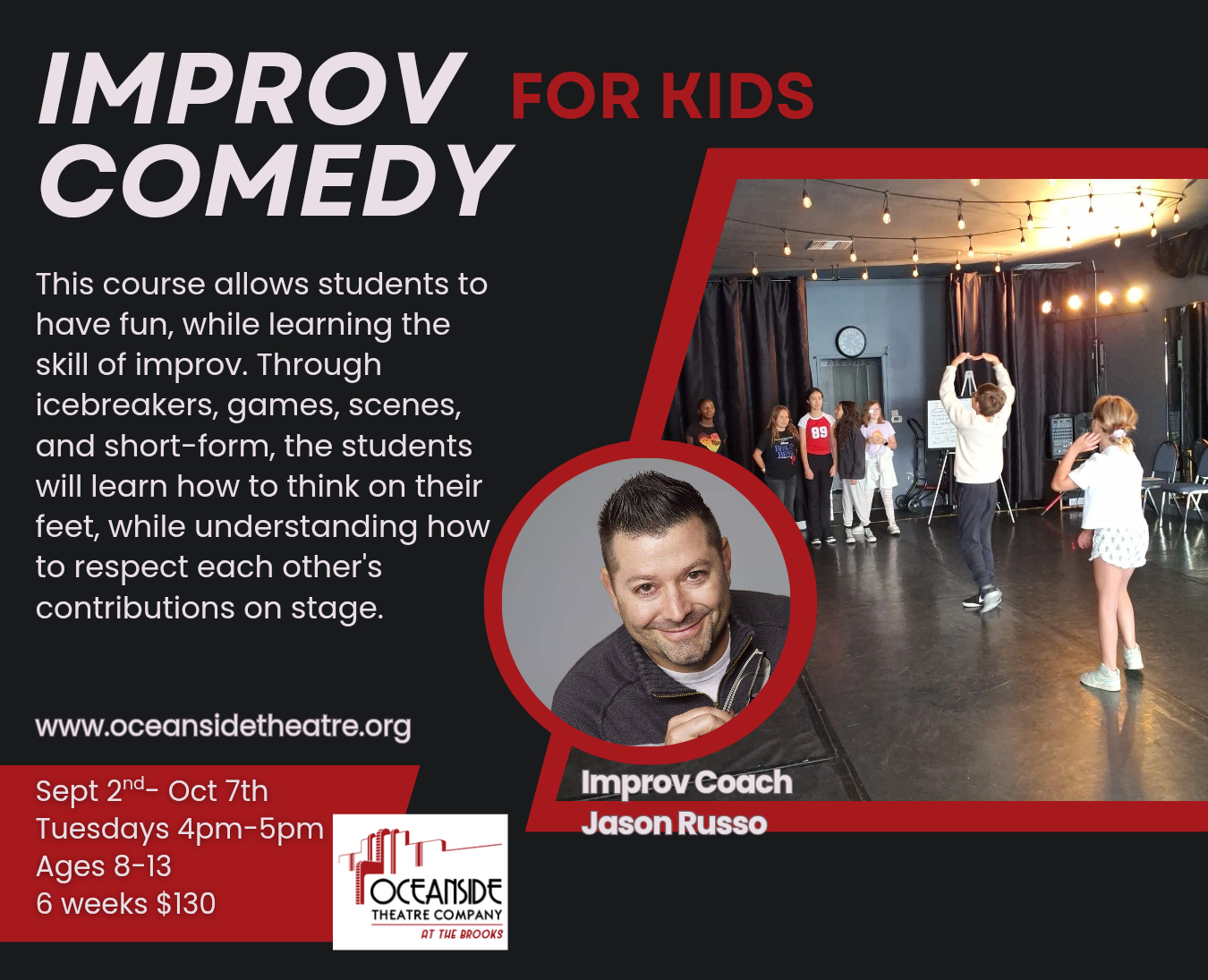 Improv Comedy for Kids - Oceanside Theatre Company